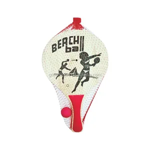 Bán Chạy Nhất Giá Rẻ Bãi Biển Bằng Gỗ Vợt Set Bãi Biển Tennis Vợt Padel Bóng