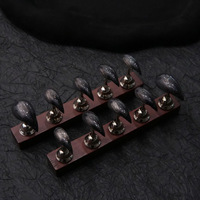 Faux ongles à presser noirs scintillants effet griffe de dragon, dégradé, style gothique, pour fête d'Halloween, manucure femme