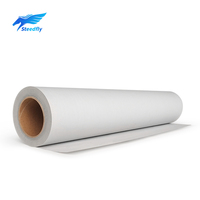 Rollo de Papel para Plotter de Alta Calidad a Precio de Fábrica, 183 cm de Ancho, 45 g/m², 48.8 g/m², para la Industria Textil, 25-35 kg, Color Gris