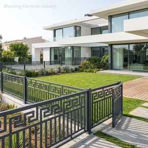Valla de Privacidad de Aluminio Elegante de 4x8 pies con Recubrimiento en Polvo AAMA, Valla Residencial de Lujo con Modelado 3D para Seguridad Perimetral - Product Image 6
