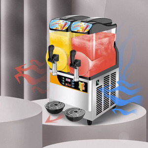 Stainless Steel <b>Machine</b> Commercial Cylinder Frozen Beverage Dispenser for Shops Adjustable Texture Quick <b>Ice</b> Production AS-Icecr - Product Image 4