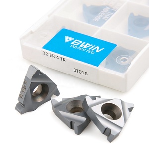 Miếng Cacbua Cắt <span class=keywords><strong>Tr</strong></span>ụ 22ER 22IR 4TR 5TR 6TR 16IR 16ER 1.5TR 2TR 2.5TR 3TR Miếng Chèn Ren Thương Hiệu <span class=keywords><strong>TR</strong></span> 6 Cho Cnc - Product Image 1