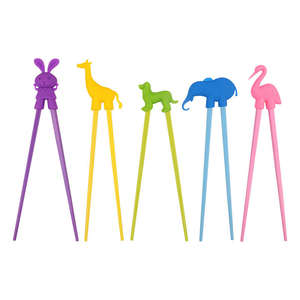 Wholesale Custom Animal Shape Baby Children Training <b>Chopsticks</b> Lunch Learning <b>Chopsticks</b> - Product Image 2