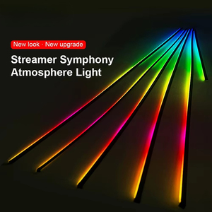 NOVKIR Luz Ambiental Universal RGBIC Symphony <span class=keywords><strong>para</strong></span> Auto, Control por Aplicación Bluetooth, Tira Acrílica, Efecto de Color Dinámico, Lámpara con Ritmo Musical, 12V - Product Image 6