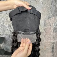 Perruque en cheveux humains ondulés, qualité 12A, vietnamienne, haute qualité # Perruques frontales en dentelle HD 13x4, noir naturel 1B
