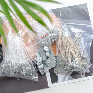 Mèches de bougies parfumées DIY 8cm 10cm 12cm en coton, fournitures pour la fabrication de bougies en cire pour projets créatifs - Product Image 1