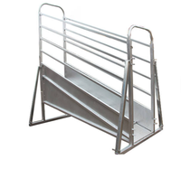 Rampe de chargement robuste galvanisée, écologique, étanche et portable pour bétail, chèvres et moutons