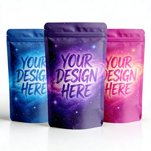 Personnalisé imprimé 7g 3.5g 1g Sacs en mylar découpés à l'emporte-pièce Sac de forme personnalisée Sac anti-odeur avec serrure pour bonbons - Product Image 1
