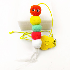 Juguete para Gatos con Mango de Madera, Varita de Pesca Interactiva con Plumas para Gatos - Product Image 6