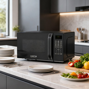 <span class=keywords><strong>Four</strong></span> à <span class=keywords><strong>micro</strong></span>-<span class=keywords><strong>ondes</strong></span> Aotee standard européen transfrontalier avec plateau tournant pour usage domestique, 20L, chauffage visible - Product Image 3