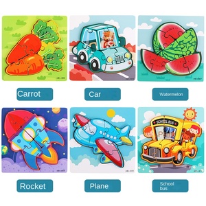 <span class=keywords><strong>Puzzle</strong></span> en bois <span class=keywords><strong>3d</strong></span> pour enfants, jouet éducatif Montessori, thème animaux, apprentissage précoce, cadeaux, nouvelle collection - Product Image 3