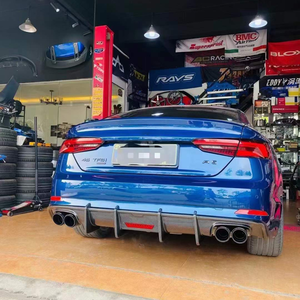 Diffuseur arrière en fibre de carbone style K pour <span class=keywords><strong>Audi</strong></span> A5 S5 B9 2017-2020 - Product Image 3