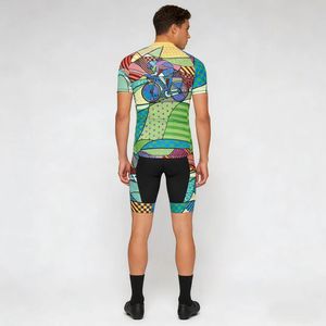 Oferta Especial: Maillot de Ciclismo Personalizado de Alta Calidad con Logotipo Impreso para Hombre y Mujer, para Equipos de Ciclismo de Carretera y Deportes al Aire Libre - Product Image 4
