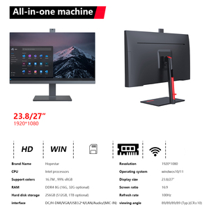 Komputer PC All-In-One 27 inci, komputer kerja kantor bisnis AIO desktop game komputer All-in-One - Product Image 5