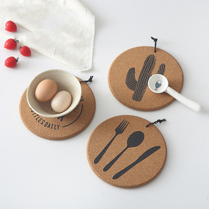 Posavasos de Madera de Corcho para Café y Té con Impresión de Logotipo Personalizado para Mesa de Navidad, Diseño Bonito en MDF - Product Image 5