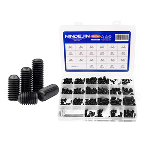 Juego de tornillos Allen Grub de grado 12.9, M2 M3 M4 M5 M6, tornillos hexagonales de acero, óxido negro, kit de tornillos métricos DIN - Product Image 1
