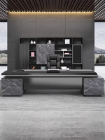 Bureau de direction moderne de luxe en forme de L pour PDG Bureau de direction en bois élégant pour mobilier de bureau Mobilier de bureau de direction modulaire