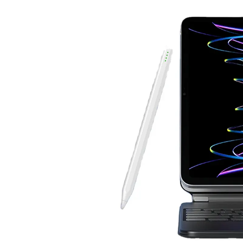 Para iPad Capacitive Active Universal Stylus lápiz óptico de carga magnética plana segunda generación para Stylus Pen