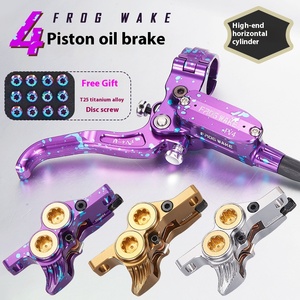 FROG WAKE FV4 H Freno de Disco Hidráulico de Aleación de Aluminio de Cuatro Pistones y Cuatro Palancas para Bicicleta de Montaña 800/1400mm - Product Image 6