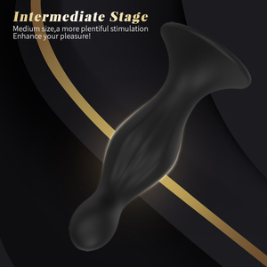 Juego de Tapones Anales de <span class=keywords><strong>Silicona</strong></span>, 3 Tamaños, Kit de Entrenamiento para Principiantes, <span class=keywords><strong>Base</strong></span> Ancha, Masajeador de Próstata, Juguete Sexual para Adultos con Punta Cónica Suave - Product Image 6