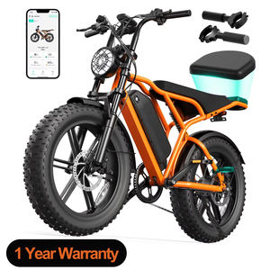 Bicicleta Eléctrica Todoterreno de Montaña de 1500W, Llantas Gruesas de 20 Pulgadas, Alcance de 60-110 Millas, 28MPH, Batería de 48V 15/25Ah - Product Image 1