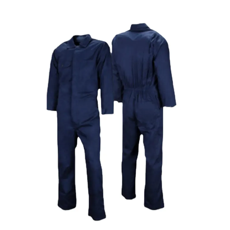 Scuro Blu Navy tuta abbigliamento da lavoro 100% Cotone Del Commercio All'ingrosso Costruzione workwear Tuta