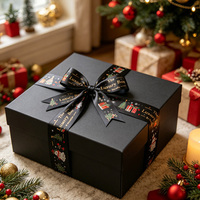 Ruban de Noël en organza transparent avec motif flocon de neige doré 15mm 25mm pour panier-cadeau, mariage, fête, décoration festive, personnalisable en gros