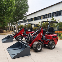 Mini-chargeuse sur pneus compacte Taian 25hp DY25 pour usage agricole