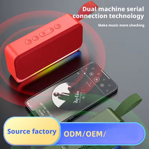 Altavoz Inalámbrico CHXDEV con Bluetooth, Portátil, con Ranura para Tarjeta TF, Puerto USB, Iluminación LED RGB, Ideal para Regalo, Altavoz de Tela para el Hogar - Product Image 4