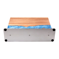 Nouveauté Étagère de rangement de cuisine en bois d'acacia double face avec porte-couteaux magnétique pour une utilisation en cuisine