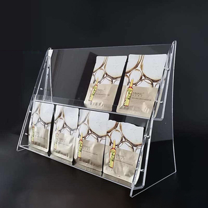 Đa chức năng Acrylic truy cập hàng đầu trong suốt 2/3 Tier Acrylic Brochure tờ rơi mỹ phẩm hiển thị đứng chủ Rack kệ - Product Image 1