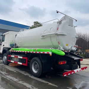 Camion-citerne d'aspiration des eaux usées Sinotruk Howo 12 tonnes 4x2, véhicule pour fosses septiques à vendre - Product Image 1