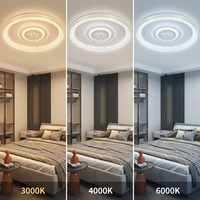 Plafonnier LED Circulaire Moderne OEM Effet Étoilé de Luxe avec Motif Lumineux pour Salon et Décoration Contemporaine
