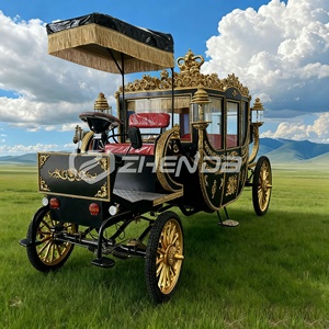 Hot Selling Royal Horse Carriage Manufacturer Wedding Vehicle Wagon Sightseeing Electric Horseless Carriage - Product Image 4