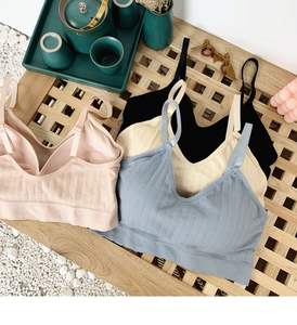 חם מוכר גרסה קוריאנית נשים של האביב החדש אנטי-אור החזה עוטף v-הצוואר איסוף תחתונים תחתונים - Product Image 2