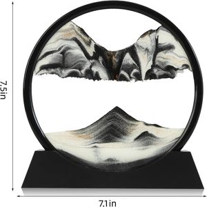 Artículos creativos de decoración del hogar para sala de estar Interior nórdico moderno para mesa, oficina, escritorio, adorno de arena movediza 3D, decoración del hogar - Product Image 2