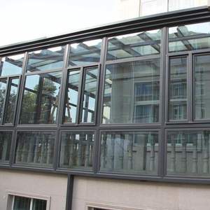 Hồ Sơ nhôm phong cách trang trí cổ điển Trung Quốc bền hiện đại nhôm kính tường Rèm cho các ứng dụng khách sạn ngoài trời - Product Image 1