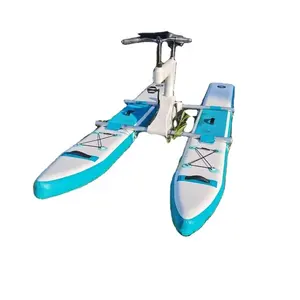 充气水河海自行车天鹅踏板船水翼自行车车架水电动自行车水