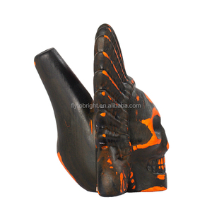 Hayalet ve tüyler ürpertici ıslık ile korkunç cadılar bayramı için marka aztek ölüm düdük çığlık - Product Image 3