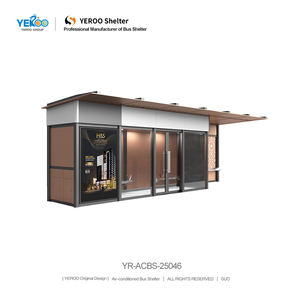 Chất lượng cao AC xe buýt nơi trú ẩn tùy chỉnh dẫn ánh sáng Hộp tốt nhất thiết kế mới trạm xe buýt với điều hòa không khí - Product Image 2