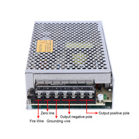 SZMW S-120-12V10A Alimentation à découpage (SMPS) classique en boîtier métallique, avec ventilateur intelligent et sortie réglable, certifiée CE RoHS pour CCTV NVR, imprimante 3D et distributeur automatique