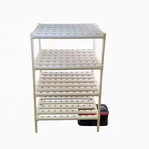 Hydroponic Grow Kit 4 Layers 24 Tubes 216 Holes New Design Hydroponics Planting Channel System