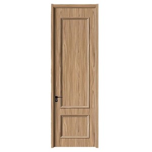 Puerta Interior Tradicional de Madera Sólida con Diseño de Panel para Dormitorio, Apertura Manual, Superficie Acabada - Product Image 1