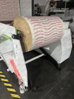 Máquina Automática de Impresión Flexográfica y Troquelado para Etiquetas de Vasos de Papel, con 2, 3 y 4 Colores UV, para Rollos Grandes de Papel Web