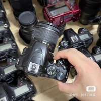 Kit USD323=D3500+lensa 18-55mm Original Ni kon Kamera DSLR Bekas Lensa Kamera Digital Siaran Langsung Streaming