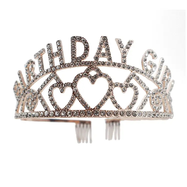 Queen Crown Tiara Party Birthday Princess Crown Wedding Bridal Crown Hair Accessories for Girl