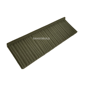 Tuiles de <span class=keywords><strong>toiture</strong></span> en acier coloré revêtu de pierres de Lagos, tuiles courbées, produits de <span class=keywords><strong>toiture</strong></span>, épaisseur 0,4 calibre - Product Image 2
