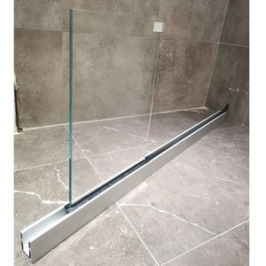Barandilla de Vidrio Templado sin Marco con Canal en U de Aluminio para Balcón Exterior, Herrajes para Barandillas y Pasamanos con Canal en U - Product Image 3