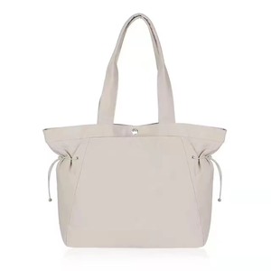 Bolsa de Lona de Nailon de Alta Calidad, Nueva, al por Mayor, con Logotipo Personalizado, para Mujer, Tipo Tote, con Cordón, para Compras, Yoga, Deportes, 18L - Product Image 2