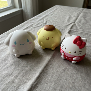 Jouet Squishy en PU en gros, personnages de dessins animés Kawaii, figurine d'anime à remontée lente, porte-clés anti-stress à presser, 14 ans - Product Image 5